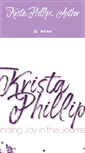 Mobile Screenshot of kristaphillips.com
